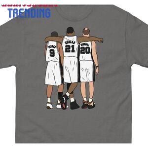 Tony Tim  Manu Big 3 Tshirt